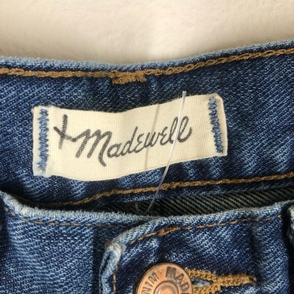 Madewell Retro Crop Raw Hem Bootcut Jeans Size 26 - Picture 4 of 12